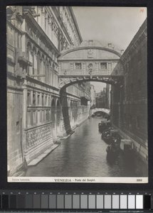 Ponte dei Sospiri in Venedig von Neue Photographische Gesellschaft