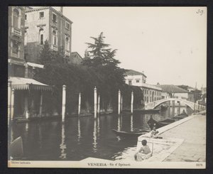 Rio dei Ognissanti in Venedig von Neue Photographische Gesellschaft