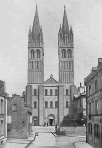 Kirche St. Stephan Abbaye Aux Hommes, Caen, 1902