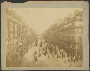 Paris, Perspektive des Boulevard Montmartre