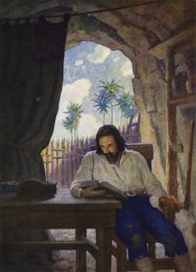 Illustration für Robinson Crusoe