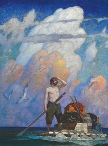 Etwa eine Meile ging mein Floß sehr gut von Newell Convers Wyeth