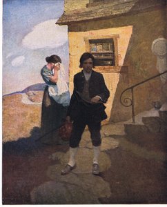 Jim Hawkins verlässt das Haus: Ich verabschiedete mich von meiner Mutter und der Bucht von Newell Convers Wyeth
