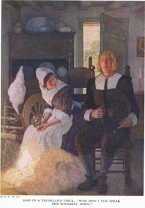 Sagte mit zitternder Stimme, warum sprichst du nicht für dich selbst, John von Newell Convers Wyeth