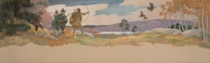 Die Truthahnjäger, 1941 von Newell Convers Wyeth