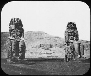 Kolossalstatuen von Memnon, Luxor Theben, Ägypten