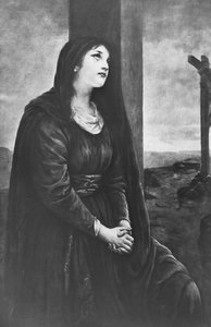 Maria Magdalena unter dem Kreuz, spätes 19. oder frühes 20. Jahrhundert von Newton and Co
