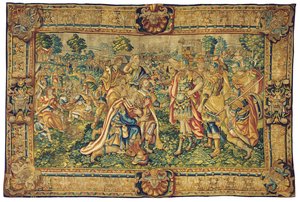 Historischer Wandteppich, erstes Viertel des 17. Jahrhunderts