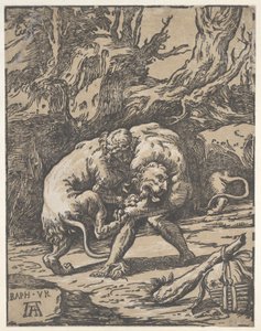 Herkules und der Nemeische Löwe, 1540-50