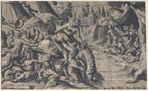 Die Flucht der Cloelia, 1540-50 von Niccolo Vicentino