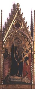 Madonna und Kind mit Heiligen von Niccolo di Pietro Gerini