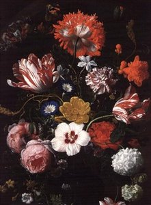 Stillleben mit Blumen von Nicholaes van Verendael