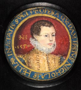 Nicholas Hilliard, Selbstporträt im Alter von 13 Jahren