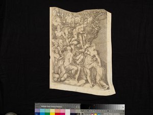 Szene aus dem Jüngsten Gericht von Nicholas Beatrizet