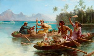 Wettfahrt zum Markt, Tahiti