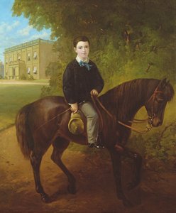 Porträt von Meister George Holmes, 1860