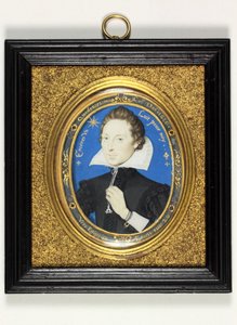 Ein Gentleman namens Henry Carey, 2. Earl of Monmouth von Nicholas Hilliard