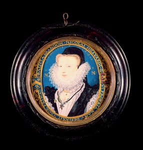 Alice Brandon, Mrs. Hilliard, 1578 von Nicholas Hilliard