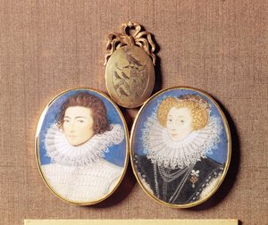 John Croker und seine Frau Frances von Nicholas Hilliard