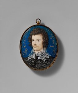 Porträt eines jungen Mannes von Nicholas Hilliard