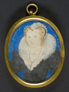 Porträt einer englischen Dame von Nicholas Hilliard