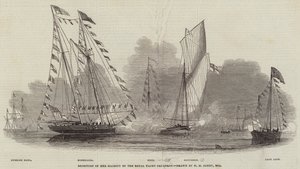 Empfang Ihrer Majestät durch das Royal Yacht Squadron von Nicholas Matthews Condy
