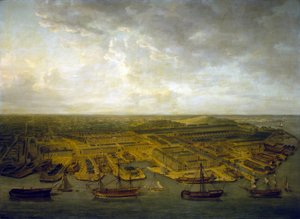 Die Docks und Werften von Plymouth (England)