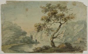 Vom Wind verwehte Landschaft von Nicholas Pocock