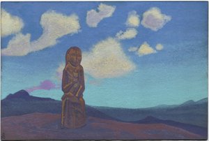 Wächter des Kelchs, Mongolei, 1937 von Nicholas Roerich