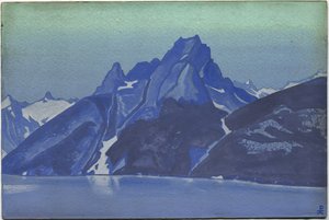 See der Nagas, Kaschmir von Nicholas Roerich