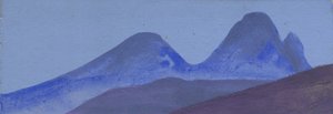 Bergstudie, ca. 1936-47 von Nicholas Roerich