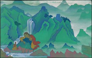 Padma Sambhava, Serie Banner des Ostens, 1924 von Nicholas Roerich