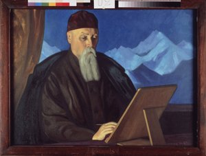 Porträt von Nicolas Roerich von Nicholas Roerich