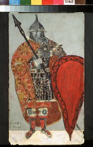 Kostümentwurf für die Oper Fürst Igor von Alexander Borodin von Nicholas Roerich