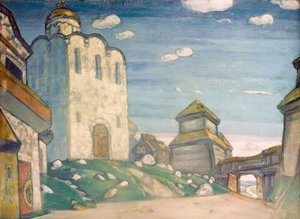 Die Kathedrale in Putivl von Nicholas Roerich
