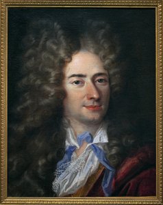 Porträt von Jean de La Bruyere (Labruyere) (1645-1696), Schriftsteller und Moralist. Gemälde zugeschrieben Nicolas de Largilliere