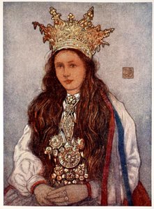 Eine Hardanger Braut, 1905 von Nico Jungman