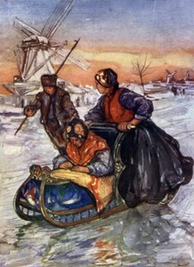 Ein Rennen auf Schlittschuhen von Nico Jungman