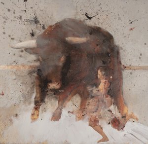 Stier mit Stierkämpfer, 2019