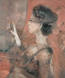 Frau im Spiegel, 2019 von Nicola Pucci