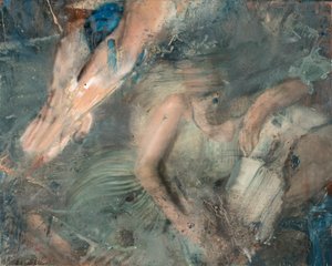 Frau auf Sofa liegend, 2015 von Nicola Pucci