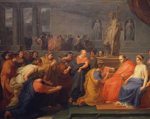 Die zwölf Provinzen des Reiches huldigen Franz I. (Bourbone), von Nicola de Laurentis (1783-1832)