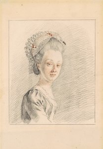 Eine Dame mit einer Dormeuse-Mütze von Nicolaas Muys