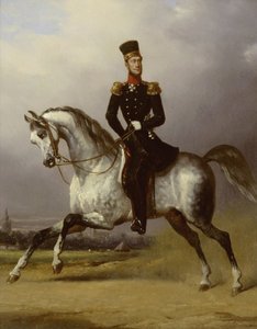 Reiterporträt von Wilhelm II., König der Niederlande