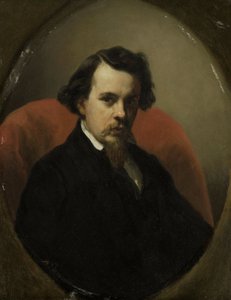 Porträt von Charles Henri Joseph Leicker, Maler von Nicolaas Pieneman (signed by artist)