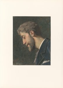 Porträt von George Hendrik Breitner von Nicolaas van der Waay (signed by artist)