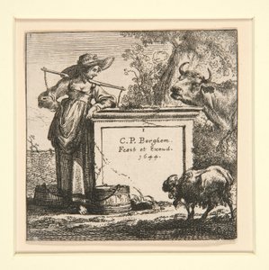 Die Herde der Kühe, mit der Milchmagd von Nicolaes Berchem