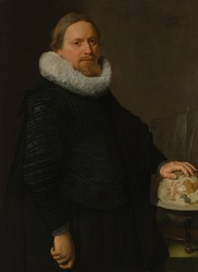Mann mit einem Himmelsglobus, 1624 von Nicolaes Eliasz Pickenoy