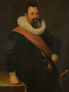 Porträt von Jochem Hendricksz Swartenhont (1566-1627)