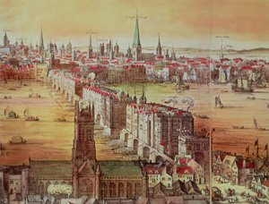 Alte London Bridge, Detail aus 
